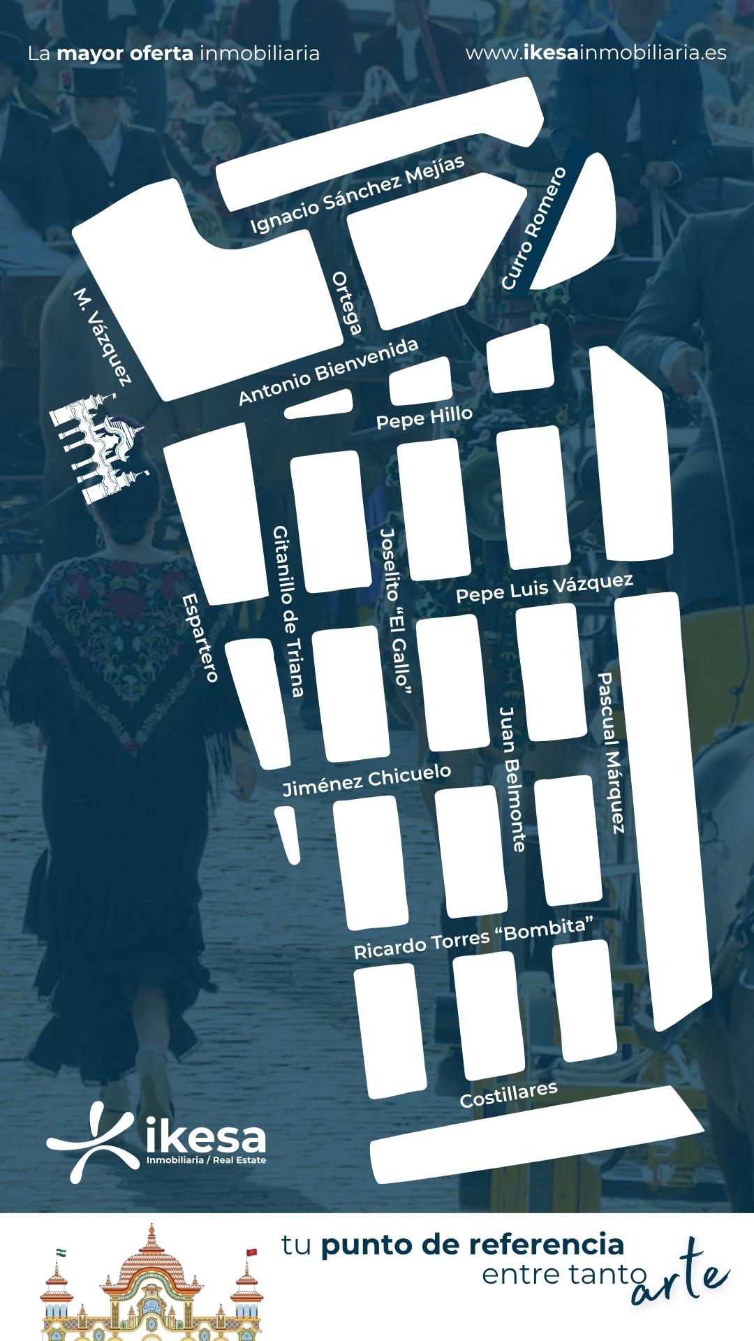 Callejero Feria de Abril 2026 Sevilla